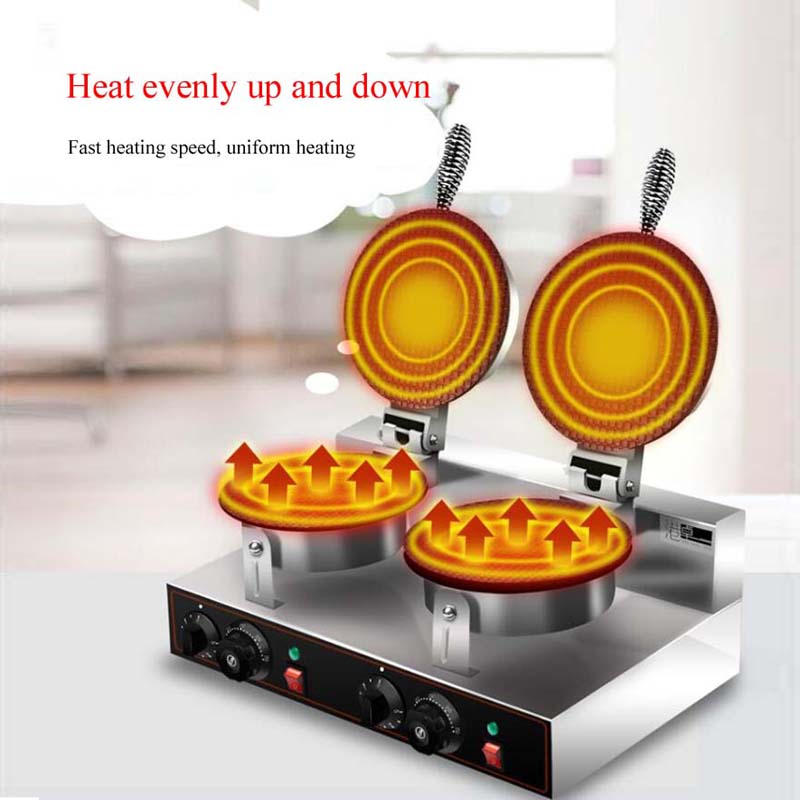 Commercial Iron Machine New Co - Waffle Cone Maker ulasan dan harga