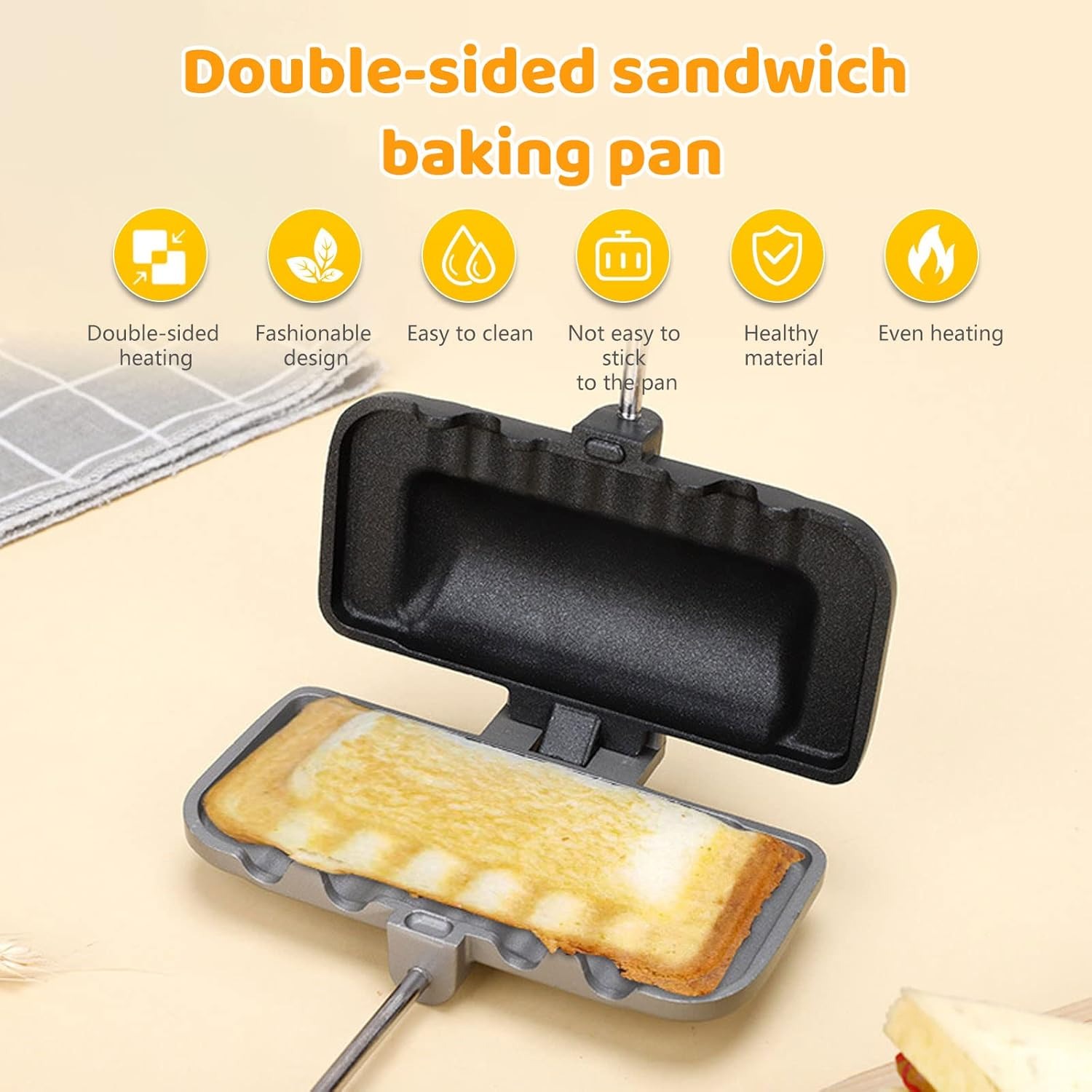 Hot Sandwich Maker, Double-Sid - Hot Dog Press ulasan dan harga