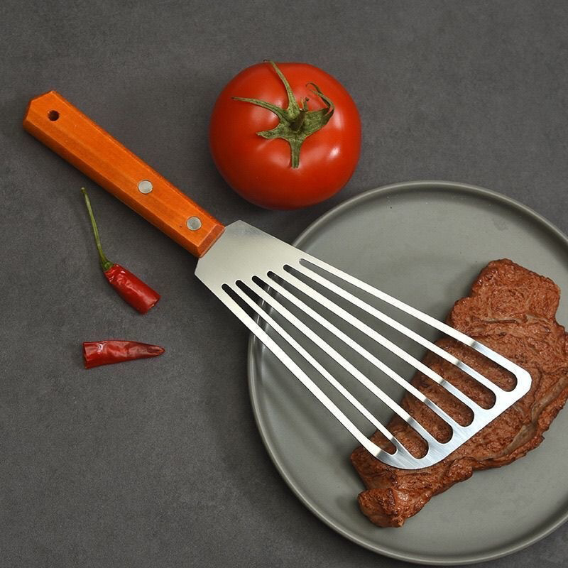 Fish Spatula Stainless Steel w - Okonomiyaki Spatula ulasan dan harga