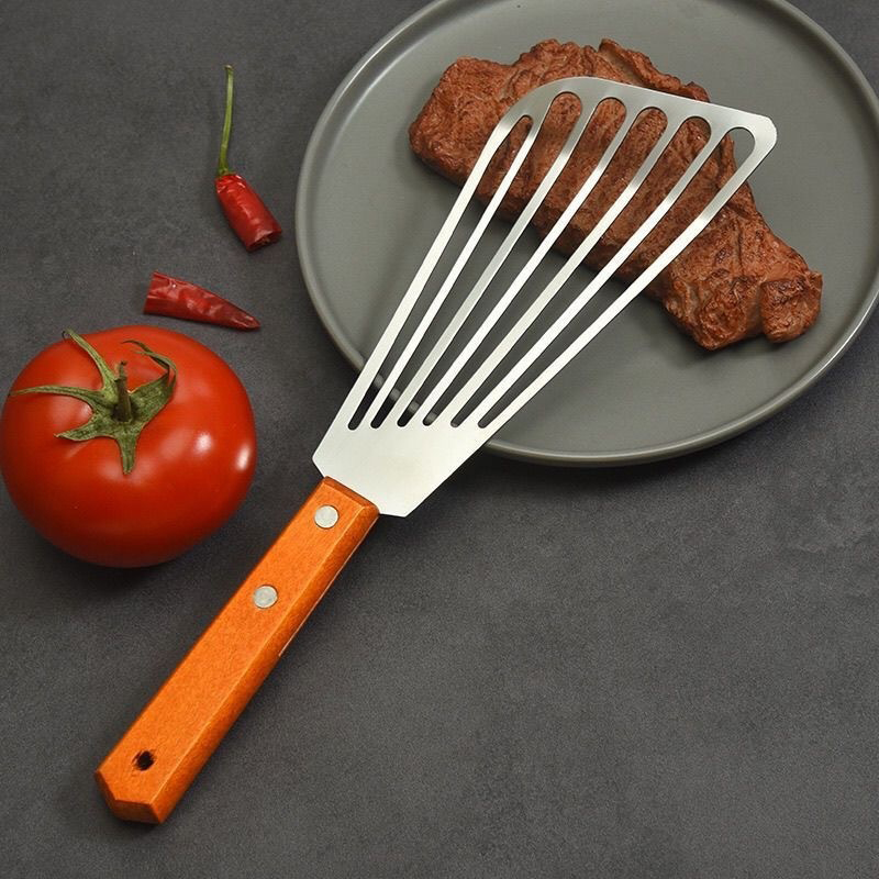 Fish Spatula Stainless Steel w - Okonomiyaki Spatula ulasan dan harga
