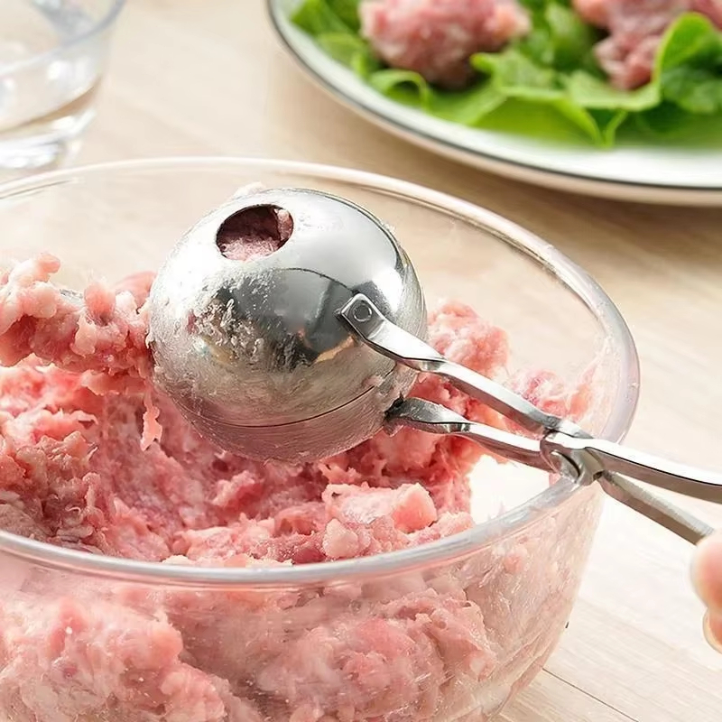 2PC Stainless Steel Meat Ball  - Hot Dog Press ulasan dan harga