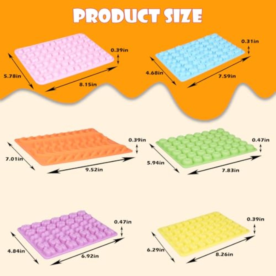 Gummy Bear Molds Silicone 37PC - Donut Mold Silicone ulasan dan harga