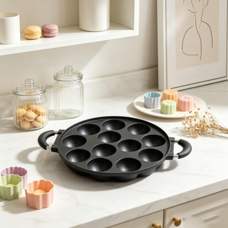 7/12 Mold Aebleskiver Pan, Non - Danish Pancake Pan ulasan dan harga