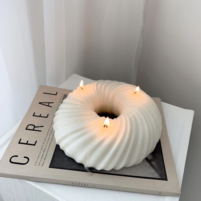 3D Big Donut Silicone Candle M - Donut Mold Silicone ulasan dan harga