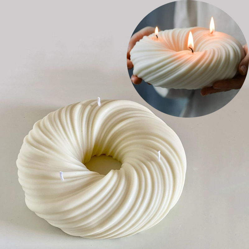 3D Big Donut Silicone Candle M - Donut Mold Silicone ulasan dan harga