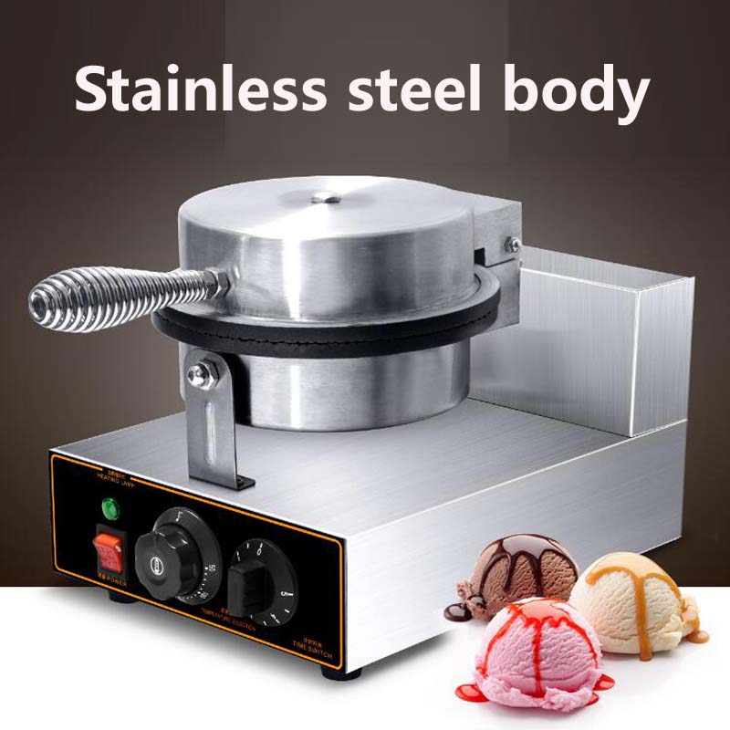 Non-Stick Electric Waffle Ice  - Waffle Cone Maker ulasan dan harga