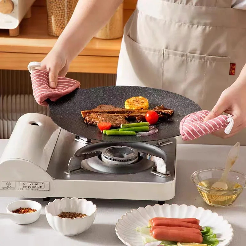 Portable Nonstick Frying Pan O - Cast Iron Corn ulasan dan harga