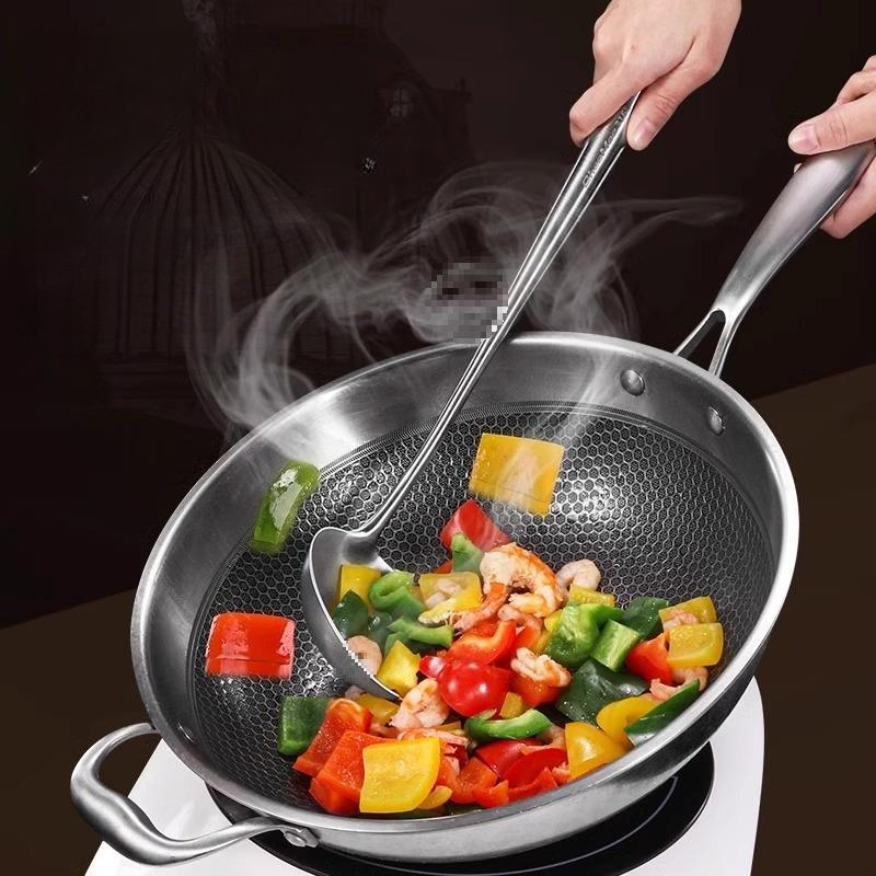 Food Stainless Steel Wok Spatu - Okonomiyaki Spatula ulasan dan harga
