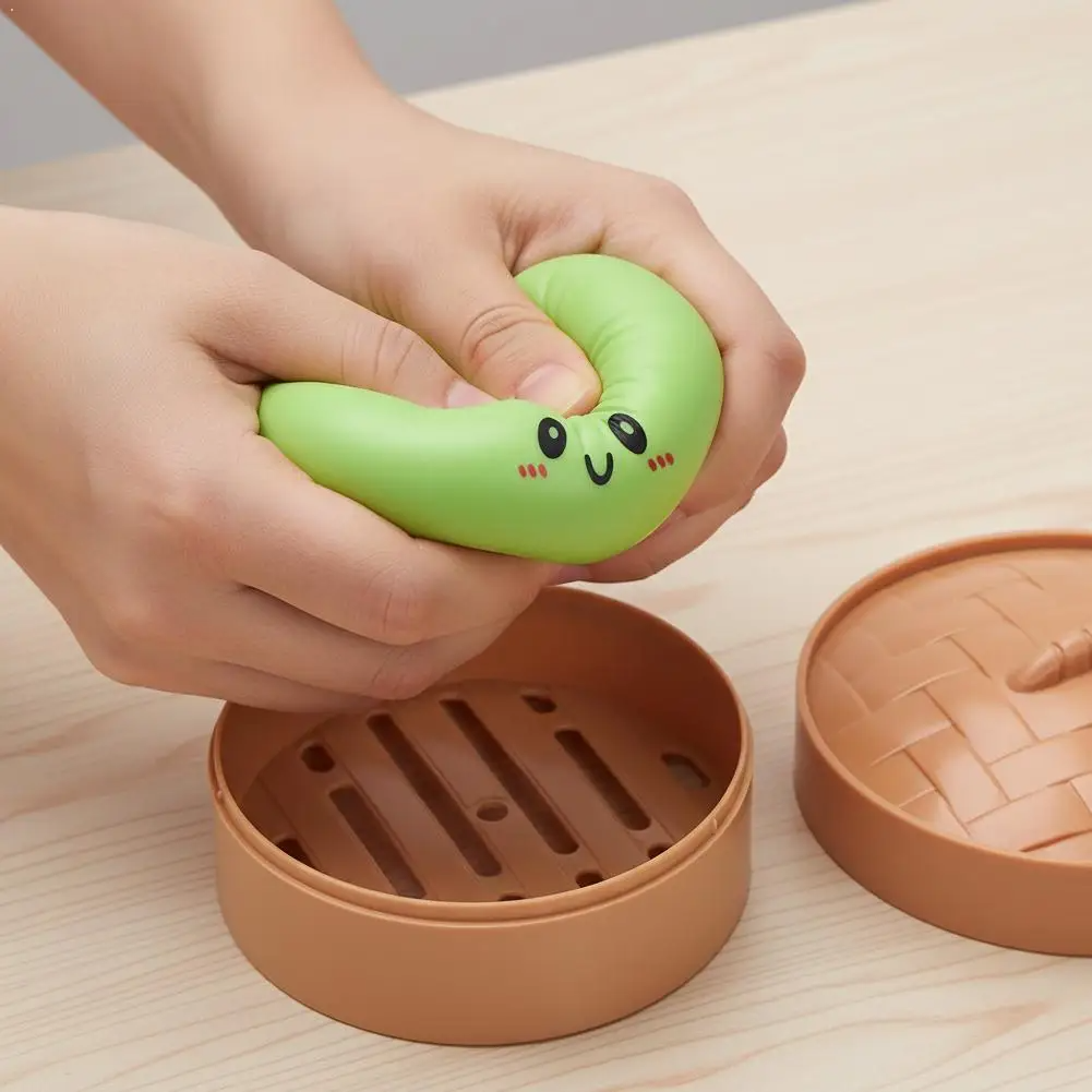 Blue Cartoon Bao Bun Slow Rebo - Bao Steamer Bamboo ulasan dan harga